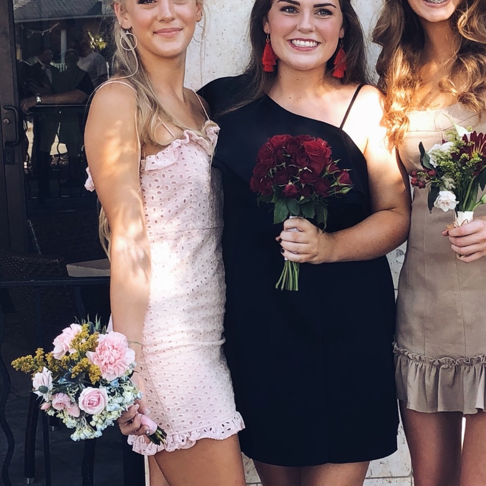 Light baby pink homecoming dress🤩